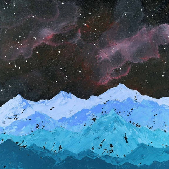 "Northern Lights" Painting Print on Wrapped Canvas