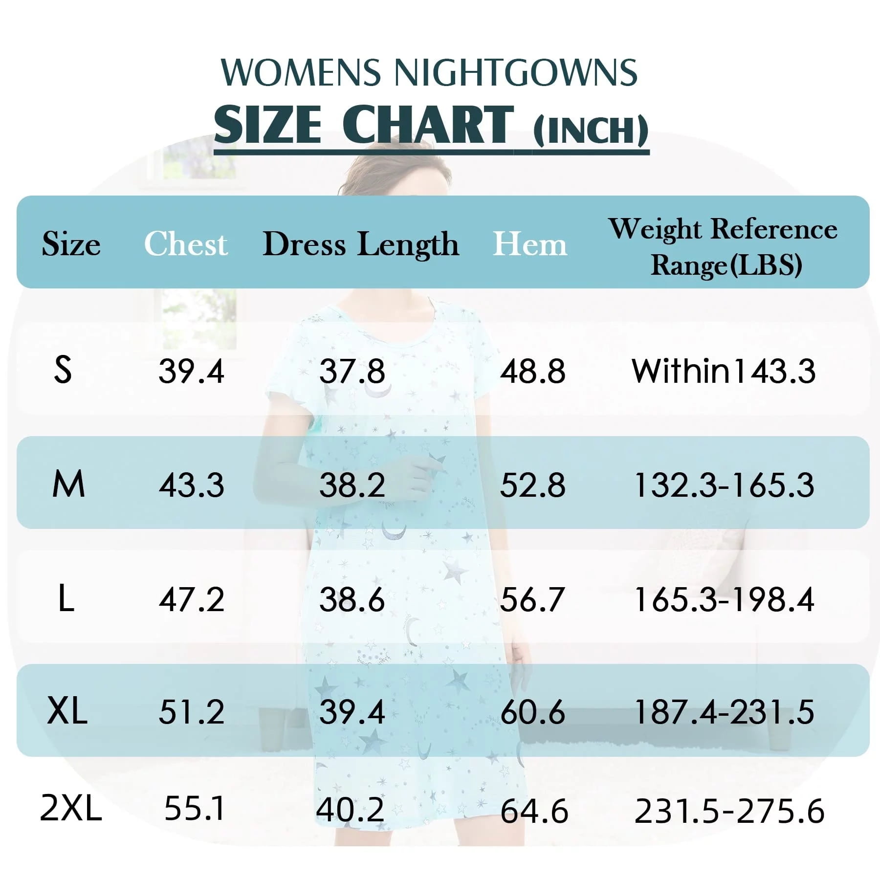 Zando Womens Nightgowns Cotton Night Gowns Cartoon Printed Sleep Shirts Soft Pajamas Long Sleepdress Casual Sleepwear