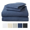 thumbnail image 2 of Great Bay Home Super Soft All-Season Sheet Set (Queen, Navy), 2 of 4