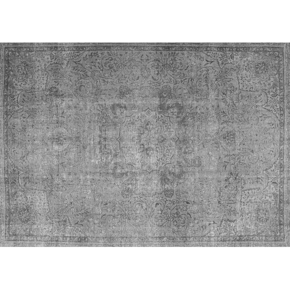 Ahgly Company Indoor Rectangle Persian Gray Traditional Area Rugs, 6' x 9'