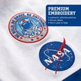 thumbnail image 4 of Funstuff Space Astronaut Mesh Hockey Jersey Long Sleeve T-Shirt Colorblock Toddler to Big Kid, 4 of 5