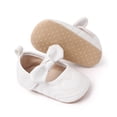thumbnail image 6 of Otqutp Children Casual&nbsp;Sneakers Girls Single Shoes Bowknot First Walkers Shoes Toddler Soft Bottom Breathable Princess Shoes, 6 of 6