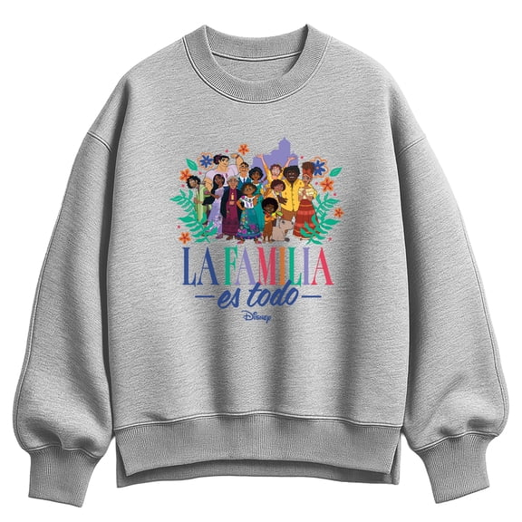 Encanto - La Familia Es Todo Women's Oversized Fleece Crew Sweatshirt