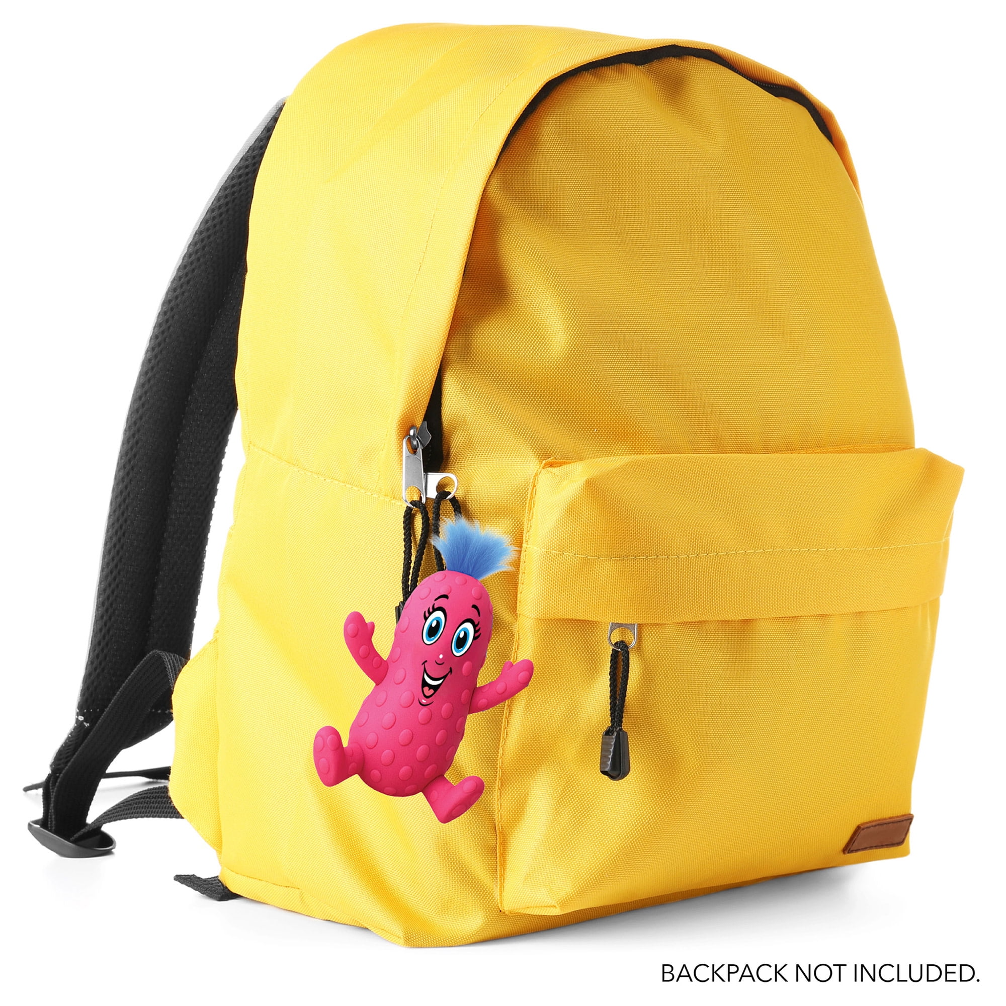 Pickle Everything: The GiggleGherkins 3 Pack - Squeaky Pickle Bag Tags - 3 Characters, Squeeze For Squeaking Sound, Backpack Accessory Toys, Kids 3+