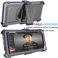 thumbnail image 2 of Cases For Samsung Galaxy Note 9 / Note 8, Galaxy Note 9 Holster Clip, Tekcoo [Tshell] Shock Absorbing Secure Swivel Locking Belt Defender Heavy Full Body Kickstand Carrying Tank Armor Cases Cover, 2 of 6