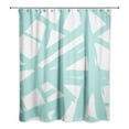 thumbnail image 2 of Creative Products Teal Paint Strokes 71x74 Shower Curtain, 2 of 2