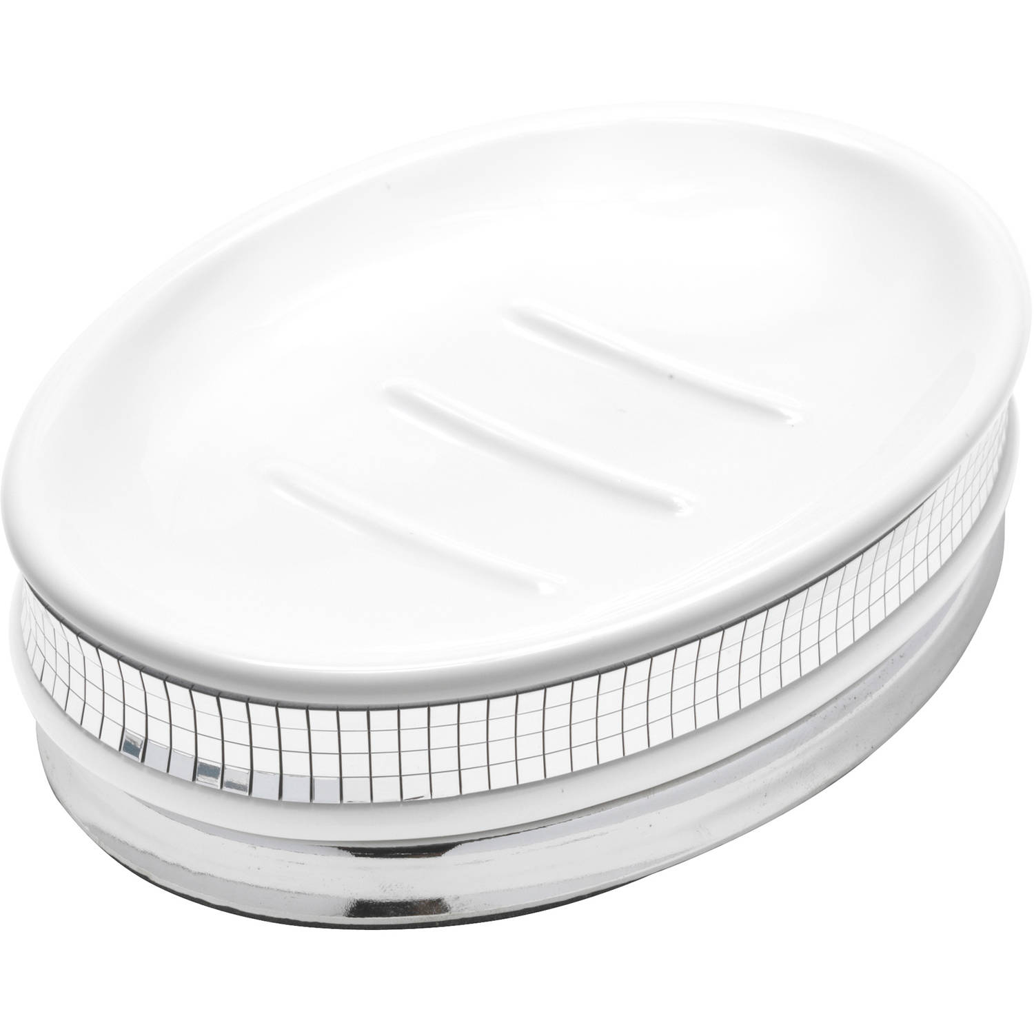 Popular Bath Radiance White Collection Bathroom Sink Soap Dish