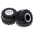 thumbnail image 2 of Remote Control Crawler Rubber Car Silvery Tires 4PCS 72*49mm Replacement for Axial SCX24 FMS FCX24 AX241/24 Remote Control Truck Car Wheels, 2 of 6