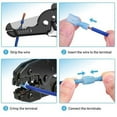 thumbnail image 5 of EcoNesxp Male and Female Crimp Terminal Combination Kit 200 Pieces Nylon Quick Disconnect Connector Kit Pieces Nylon Quick Disconnect Connector Kit, 5 of 5