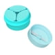 thumbnail image 1 of Contenedores de silicona de tamaño de viaje con tapa, paquete de 3 + 1 contenedor de maquillaje portátil, tarros de cosméticos, contenedores para baratijas, pinzas para el cabello, 1 of 5