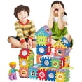 thumbnail image 4 of Esaierr 3-7 Y Boys Girls Building Blocks Set Toys for Kids Toddler Colorful Learning Educational Toys Building Block House Toys for Boys & Girls, 4 of 6