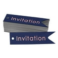 thumbnail image 1 of Inkdotpot Invitation Party Bottle Tag Real Rose Gold Foil Favor Hang Tags Pack Of 100, 1 of 6