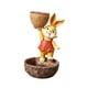 thumbnail image 3 of Divertida estatua de conejo, , decoraciones, manualidades, escultura, bonsái, , estatuilla, escultura de Animal para decoración de patio, Naranja Sunnimix Macetas de bonsái, 3 of 8
