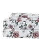 thumbnail image 1 of Modern Threads Juego de Sábanas para Adultos con Estampado de Flores Rosas de 4 Piezas, Tamaño King, 1 of 4