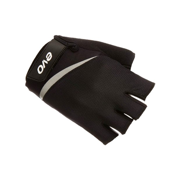 Evo Palmer Pro Gel Short Finger Gloves Men Black M Pair Walmart Com
