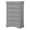 Gray, variant on Furniture of America Toni Transitional Solid Wood 5-Drawer Chest in Cherry