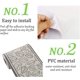 thumbnail image 1 of Papel pintado borde adhesivo revestimiento de paredes Pvc bordes de suelo para cocina baño dormitorio decoración de pared papel 3,94 pulgadas por 32,8 pies gris negro hoja patrón Ba LingWen 8390615252218, 1 of 1