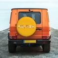 thumbnail image 6 of Susaid Pumpkin Pie Gnome Print Tire Covers,Waterproof Anti-UV Snow Sun Rain Tire Covers for RV,Truck, SUV, Trailer, Camper-15 inch, 6 of 6