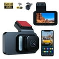 thumbnail image 3 of 3inch IPS Car Dvr Dash Cam WIFI HD1080P Front Rear View Night Vision Vide., 3 of 8
