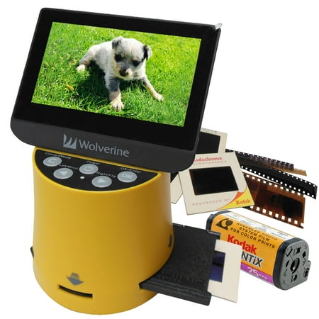 Image of Wolverine Titan 8-in-1 High Resolution Film to Digital Converter with 4.3 Color LCD Screen and HDMI Output