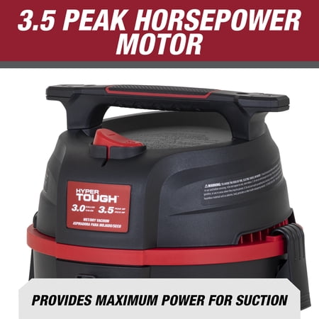 HYPER TOUGH 3 GALLON WET DRY VAC