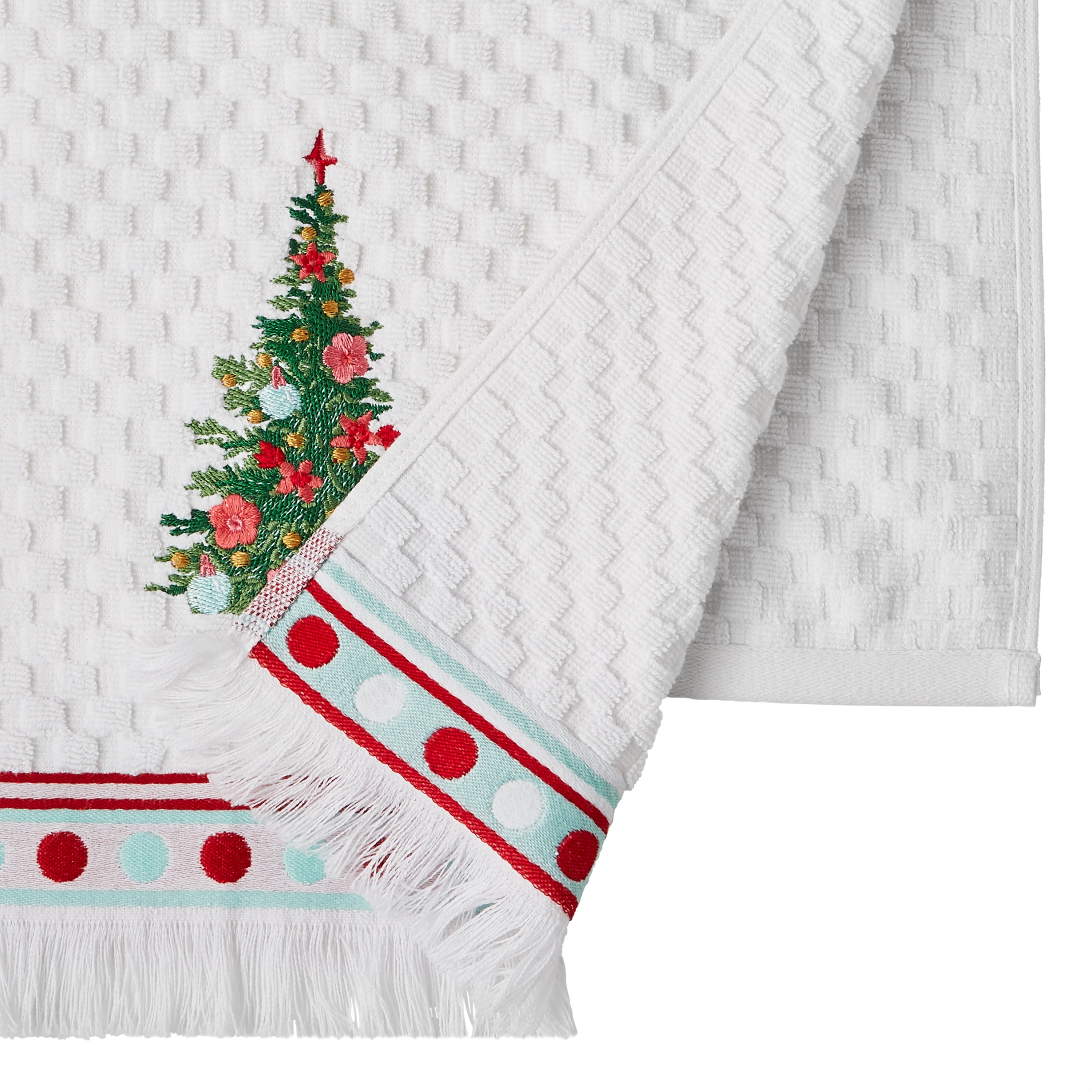The Pioneer Woman Holiday Tree 4-Piece Bath & Hand Towel Set