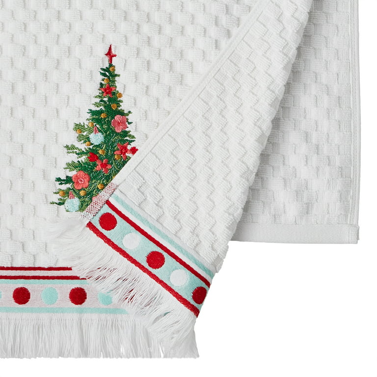  Classic Turkish Towels Christmas Set - 6 Pieces Cute