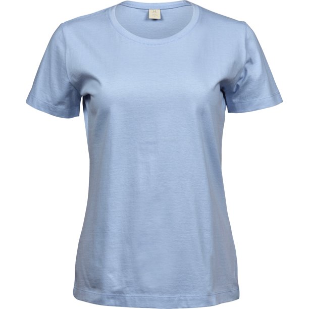 Tee Jays - Camiseta básica Sof para mujer señora (Azul claro)