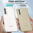 thumbnail image 5 of for Samsung Galaxy S21 Case Clear, Transparent Thin Slim Flexible TPU Cute Rubber Cover Aesthetic Design, Soft Silicone Grip for Women Girl, Non-Yellowing Protective Bumper, Clear, 5 of 13