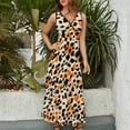 thumbnail image 3 of Leopard Print Pattern Art Sleeveless Dress Women's Summer Suit Dresses for Women 2025 Luxury Party Dress, 3 of 6