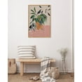 thumbnail image 5 of Kate and Laurel Sylvie Wild Foliage lI Neutral Linen Framed Canvas Wall Art by Nikita Jariwala, 23x33 Natural, Modern Painted Greenery Bouquet Art for Wall, 5 of 6