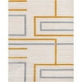 thumbnail image 6 of Well Woven Fiora Gold Modern Geometric Stripes & Boxes Pattern 7'10" x 9'10" Area Rug, 6 of 9