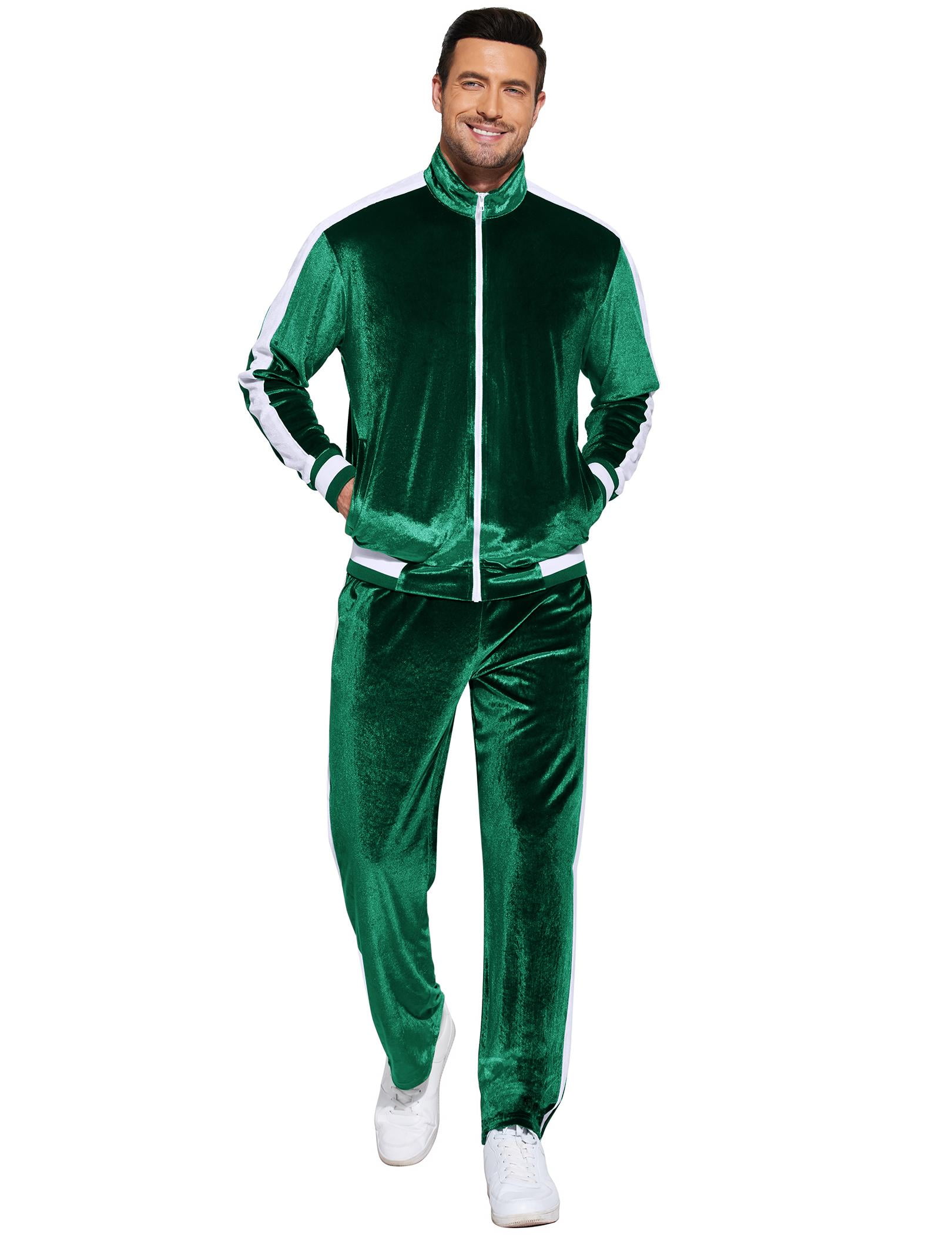 ミュージシャン FANTASTICS FAN FAN HOP TRACK SUIT COOFANDY Mens Tracksuit 2 Piece Set Velour Sweatsuit Jogging Suits