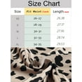 thumbnail image 2 of Keasmto Skirt for Women Midi Length Cheetah High Waist Silk Satin Ladies Elasticized Skort Summer Skirts Beige L, 2 of 5