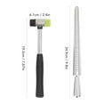 Ring Sizer Measuring Tool Jeweler's Mallet Hammer Metal Finger Size