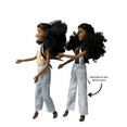 thumbnail image 5 of The Banks Sister Act Dolls  Twins Set, with Black Hair and Brown Eyes (Best Friends Dolls), 5 of 9