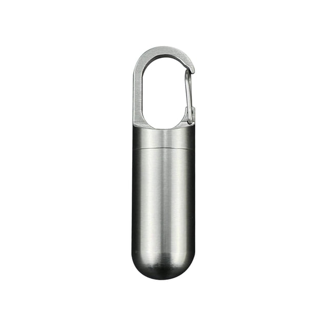 Mini Pill Box Portable Pill Organizer Tablet Container for Mini Sealed Pill Organizer Camping Travel L