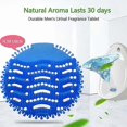 thumbnail image 3 of Urinal Screen, Urinal Deodorizer with Fragrance, Five Smells, Urinal Screen Urinal Disinfectant for Hotels, Restaurants, Schools 165X165X8mm 10Pcs, 3 of 5