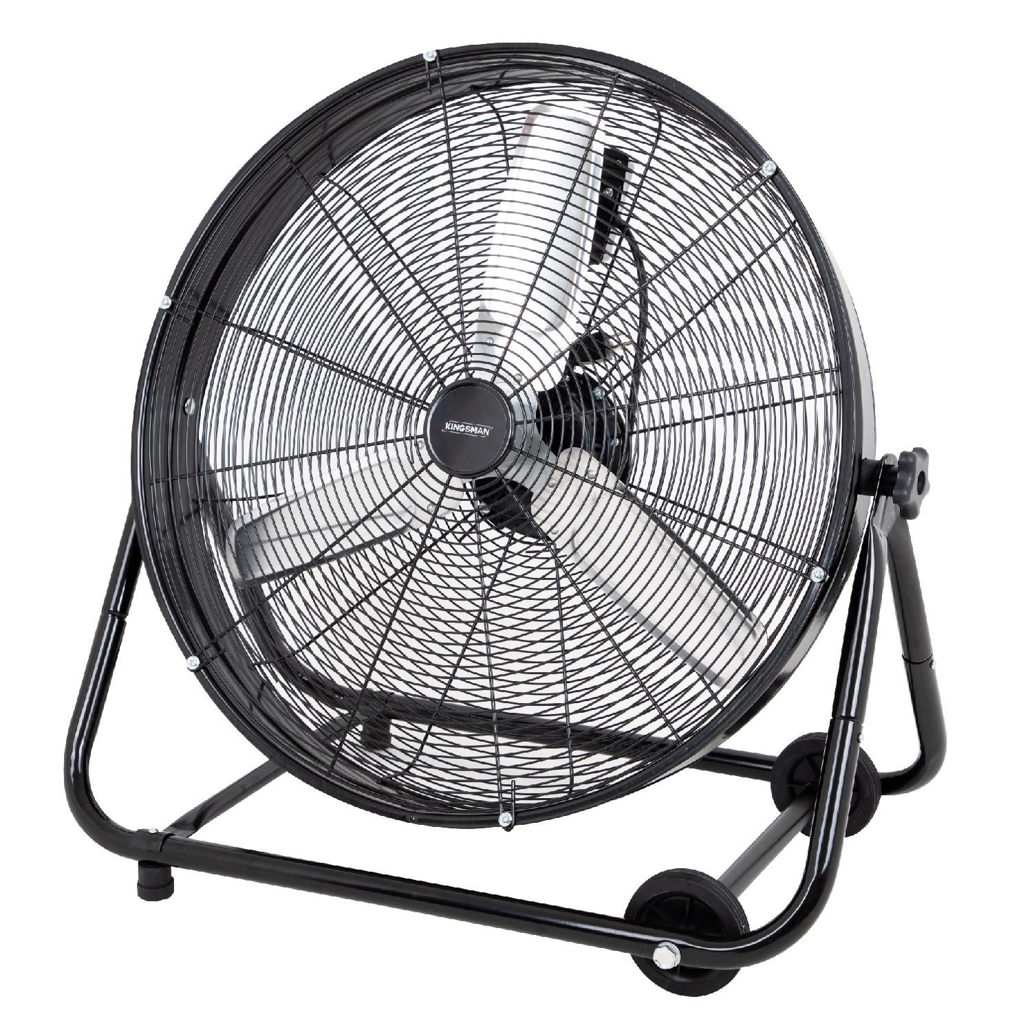 Ventilador De Piso Industrial 24 Pulgadas Aluminio Kingsman | Walmart ...