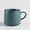 Green, variant on 12oz Japanese Style Reactive Glaze Stoneware Coffee Mug, Lead-Free Ceramic Tea Cup with Handle, Microwave & Dishwasher Safe