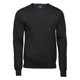 thumbnail image 1 of Tee Jays - Jersey de cuello redondo mezcla Merino para chico hombre (Negro) Tee Jays UTPC3420_black, 1 of 1