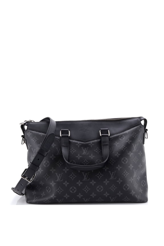Pre-Owned Explorer Briefcase Monogram Eclipse Canvas By Rebag