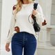 thumbnail image 5 of Suéteres Para Mujer Otoño Invierno Suéter de Punto Parte Superior Suelta Estampado Manga Larga Cuello Redondo Odeerbi ODB176284, 5 of 8