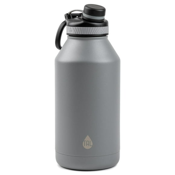 TAL Stainless Steel Ranger Water Bottle 64oz, Slate, water bottle