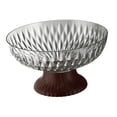 thumbnail image 2 of Frutero decorativo con bandeja de drenaje, soporte para postres, cuenco para servir para comer Gris transparente, 2 of 8