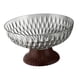 thumbnail image 2 of Frutero decorativo con pedestal para encimera de cocina y mesa de comedor. Gris transparente, 2 of 8