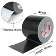 thumbnail image 2 of Wide Duct Tape, Industrial Grade 30Yards (90 ft) 4 Inch Black Tape, 9 Mil Heavy-Duty, Waterproof, Strong, Flexible, No Residue, for Crafts & Home Improvement (Black, 4'' x 90ft), 2 of 4