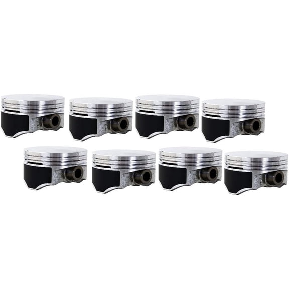 Set of (8) Pistons in standard 3.897" bore compatible with 2004-2006 GM Chevrolet 5.7L LS1 and LS6 V-8 engines