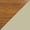Putty / Oak, variant on Hirsh Double Pedestal Office Desk with Center Drawer for Home, Office, or School, 30" D x 60" W, Charcoal/Mahogany