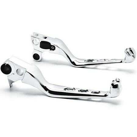 Harley Davidson 1200 Sportster - Krator Chrome Skull Motorcycle Hand Levers Front Controls For 1996-2003 Harley Davidson XL Sportster 883 / 1200